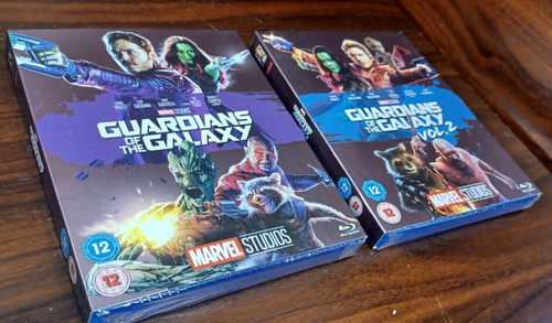Guardians of the Galaxy Vol 1 + 2 (Blu-ray) SLIPCOVERS-NEW-Free Box Shipping - Picture 8 of 10