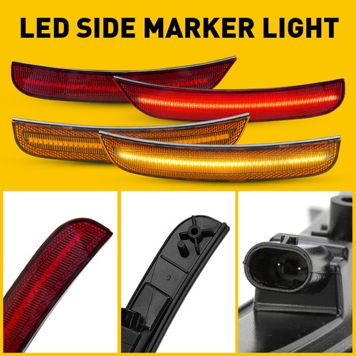 4PCS For Chrysler 2015-2023 300 68214402AD LED Front Rear Marker Side Light Set - Picture 10 of 11