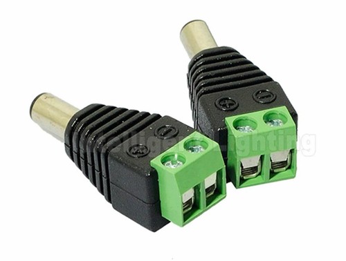 Power Supply Barrel Jack 5.5 x 2.1mm Screw Terminal Male Female LED, Camera - Picture 4 of 6