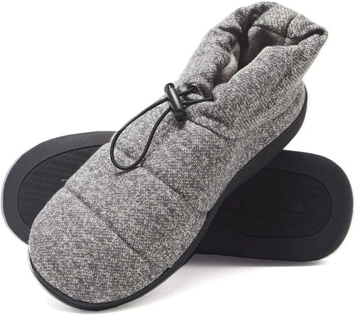 mens memory foam boot slippers