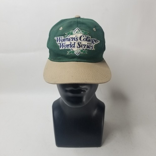 Vintage 1995 Women's College World Series Baseball Logo Snapback Hat Cap Okc