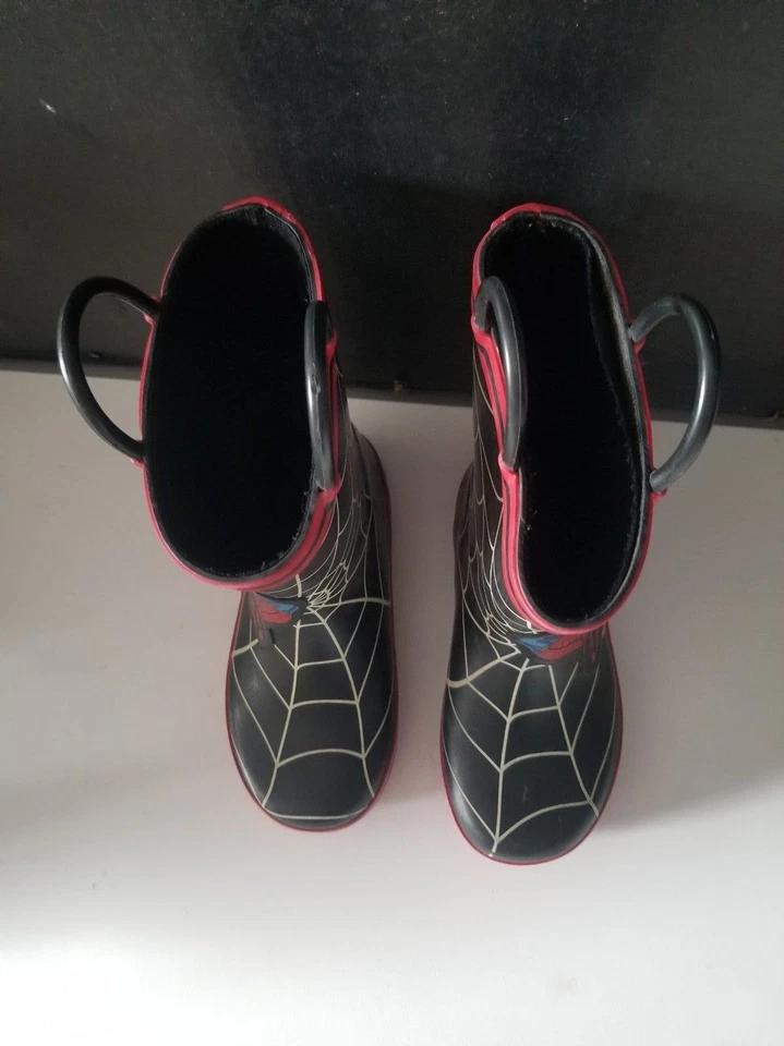 Marvel Spiderman дождя ботинки rainboot черный 8 - Изображение 4 из 4