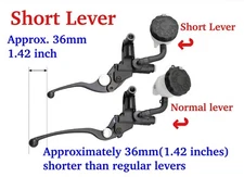 Nissin Short Lever Front Brake Master Cylinder 11mm Horizontal Type Quality Jp ,