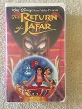 The Return of Jafar - Walt Disney BIG CLAMSHELL CASE (1994) VHS magic lamp genie