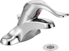 Moen 8425 M-BITION Commercial Centerset Bathroom Faucet, GRID drain Chrome READ