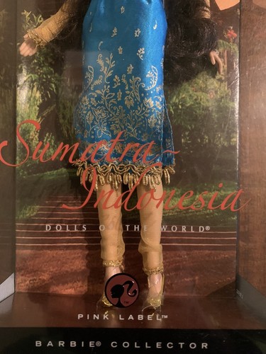 Sumatra Indonesia Dolls of the World Pink Label Barbie Collector 2007 - Picture 10 of 10