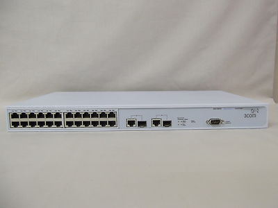 3COM 3CR17500-91 SUPERSTACK 3 SWITCH 3226 24 PORTS 10/100 2x 10/100/1000  sfp