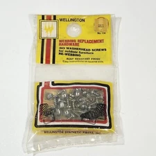 Wellington Lawn Chair Webbing Replacement Hardware 30 Screws Vintage Repair NOS