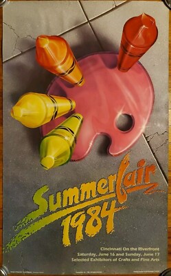 ''Summerfair 1984, Cincinnati ''. Poster 36''×22''