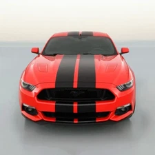 9" VINYL RALLY STRIPES RACING STRIPE KIT HOOD TRUNK ROOF For FORD MUSTANG