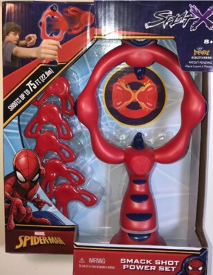 Marvel Spider-man Smack-Shot Power Set Splat X Red