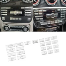 Center Multimedia CD Panel Button Trim For Mercedes Benz A B Class W176 CLA C117