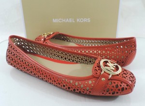 michael kors fulton flats orange