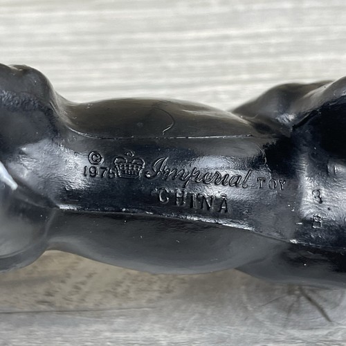 Vintage Imperial Toy Black Horse Stallion Figure 1975 - Picture 9 of 16