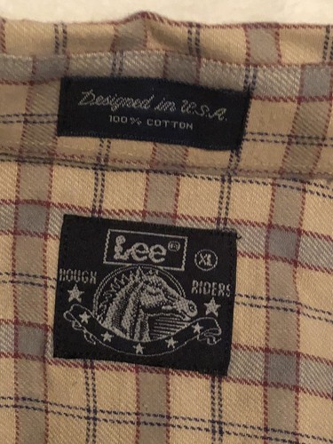 Vintage Lee Rough Riders Men’s Shirt Xl Sh4 - Picture 2 of 3