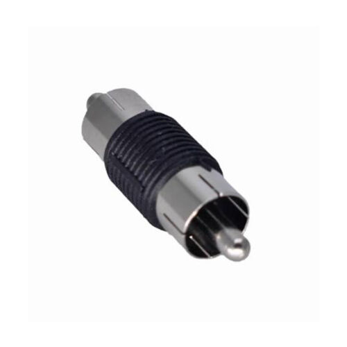 10 szt. wtyczka RCA na wtyczkę wtyczka RF adapter konwerter audio wideo łącznik AV NOWY - Zdjęcie 3 z 3