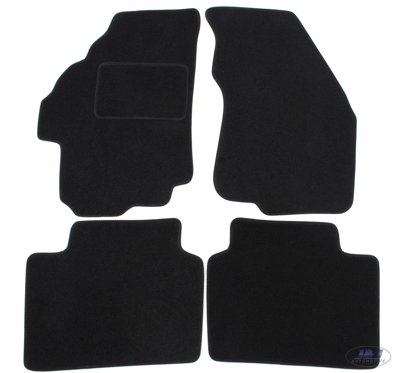 Tapis Suzuki Liana velours noir sur mesure sans fixation anti-saleté pour sol usé