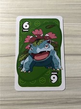 Venusaur #6 Green - Japanese Uno Deck Promo Rare Near Mint - Pokemon Card - NM