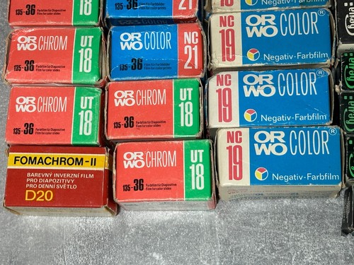 Vintage Film verschiedener Marken ORWO Farbe Svema Ghrom Fomachrom sowjetischer Fotograf - Bild 8 von 12