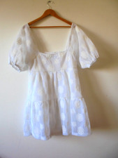 Lace Dress White By ASOS Layered Effect  Romantic Floral  Vibe  Size  UK10