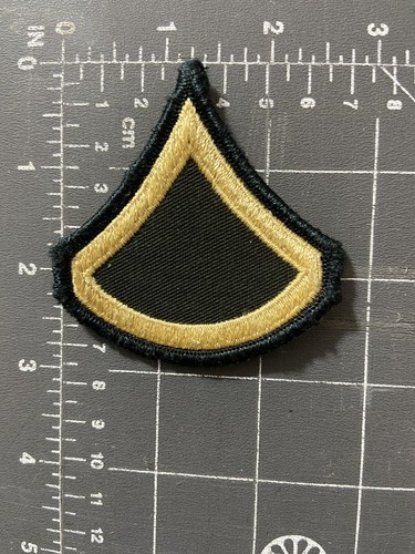 US Army Private First Class 1st PFC E-3 E3 Patch Badge Enlisted Rank Insignia - Picture 9 of 12