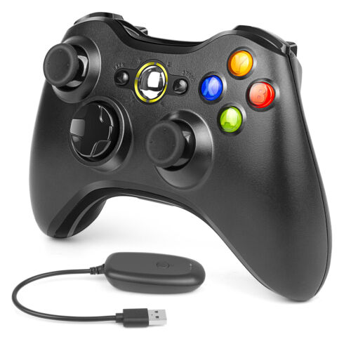 For Microsoft XBOX 360 & PC WIN 7 8 10 Wired / Wireless Game Controller Gamepad - Picture 11 of 28