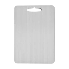 Stainless Steel Cutting Board Double-Sided Titanium Chopping Board for Kitchen