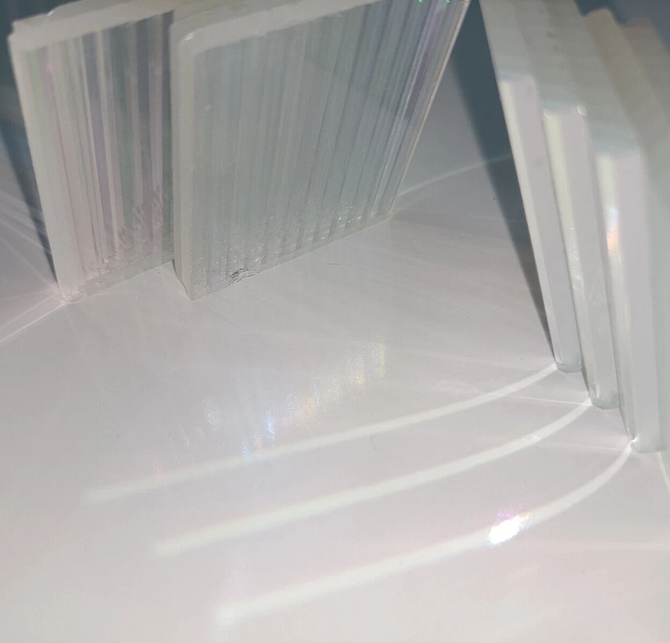 2pcs Optical Glass 48x40.5x3mm Prism Science Physics Research Decoration Prism - Image 4 of 4