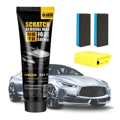 Car Scratch Remover Polishing Paste With Sponge Paint Care Scratch Repair Gift - Picture 12 of 12