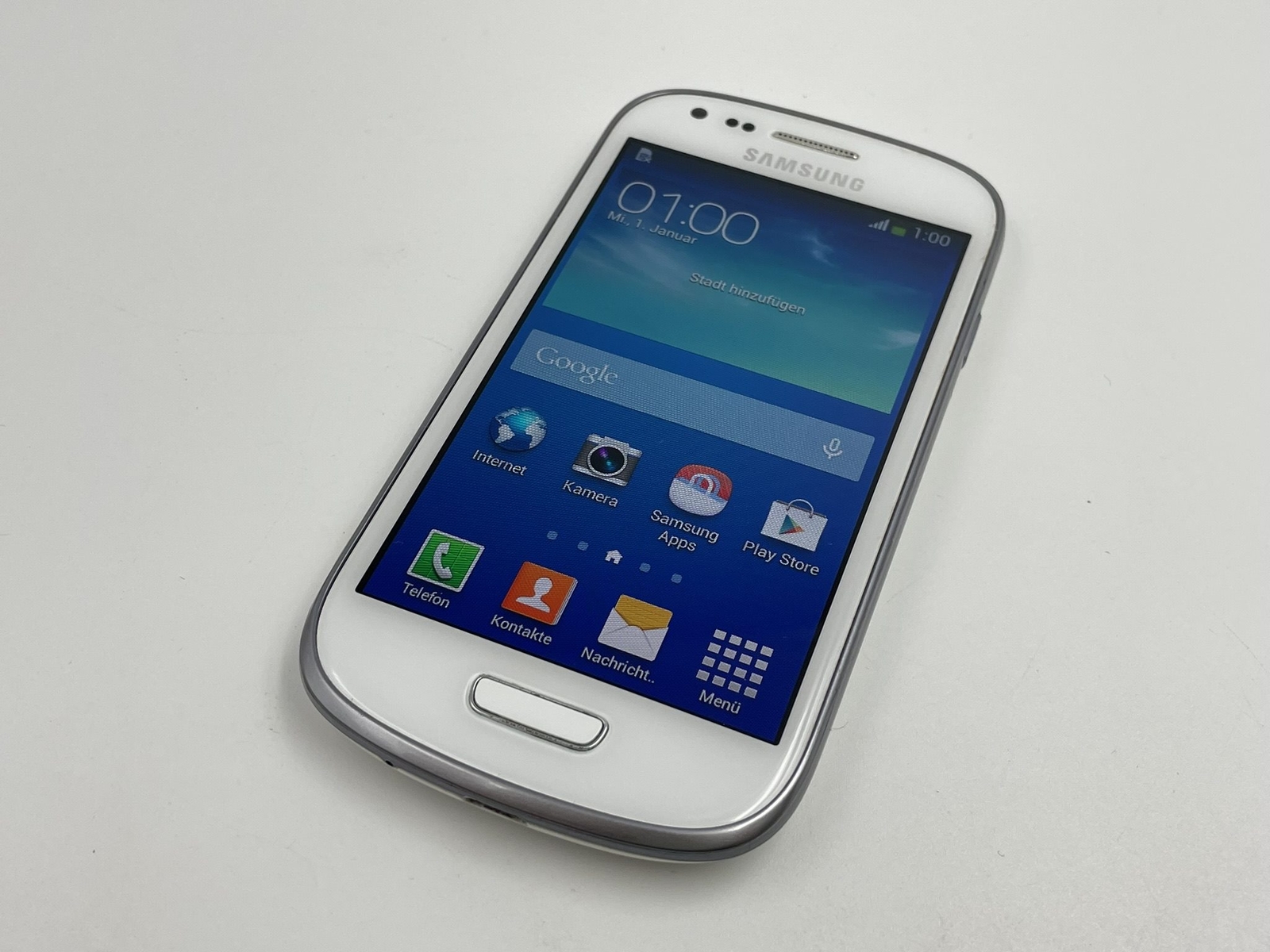 Samsung Galaxy S3 Mini Gt I8200n Akku In Prozent Samsung Galaxy S3 mini mit OVP 8GB Weiß Android Smartphone GT-I8200N 💥