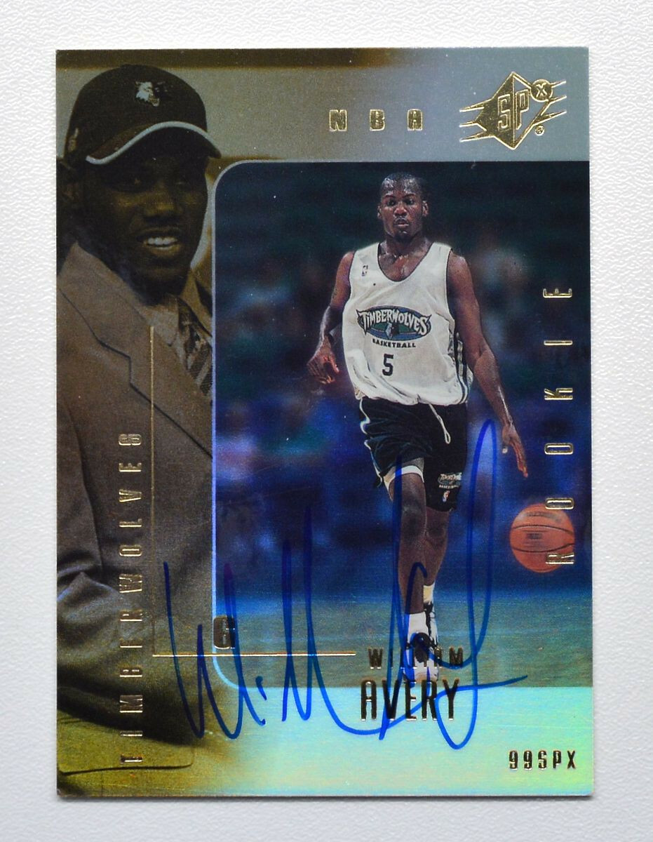 1999-00 SPx #104 William Avery AU 1169/2500 RC