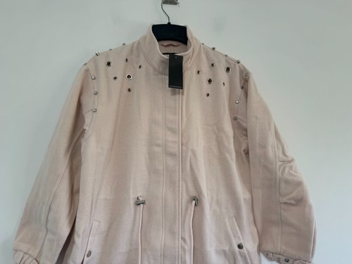 Simply Be Longline Coat Wool Blend Soft Winter Size 14 Pink - Picture 2 of 9