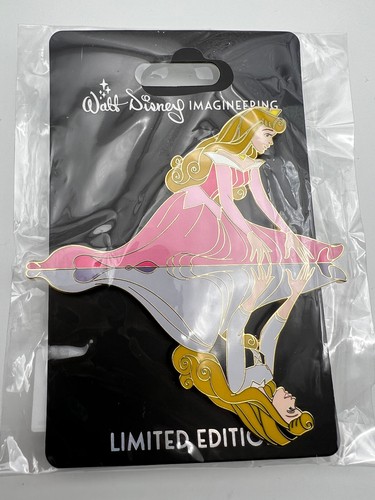 Disney WDI Aurora Briar Rose Reflections Sleeping Beauty Pink Dress Pin LE 300 - Foto 4 di 5
