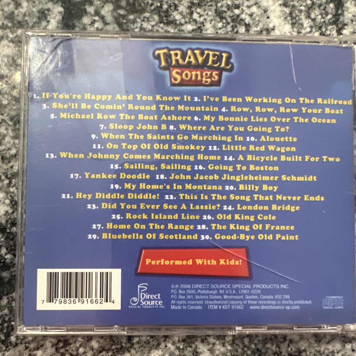 DWE 2013年頃　【DVD】【Sing Along】【CD】 30 Travel Songs Sing Along CD Sing-A-Long Kids Favorite