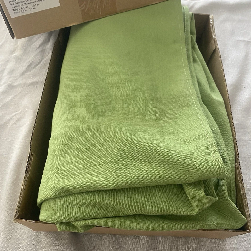 Pottery Barn Repuesto Paraguas Toldo Jade Verde Rectangular 10' X 6.5 Nuevo Foto 3 de 3