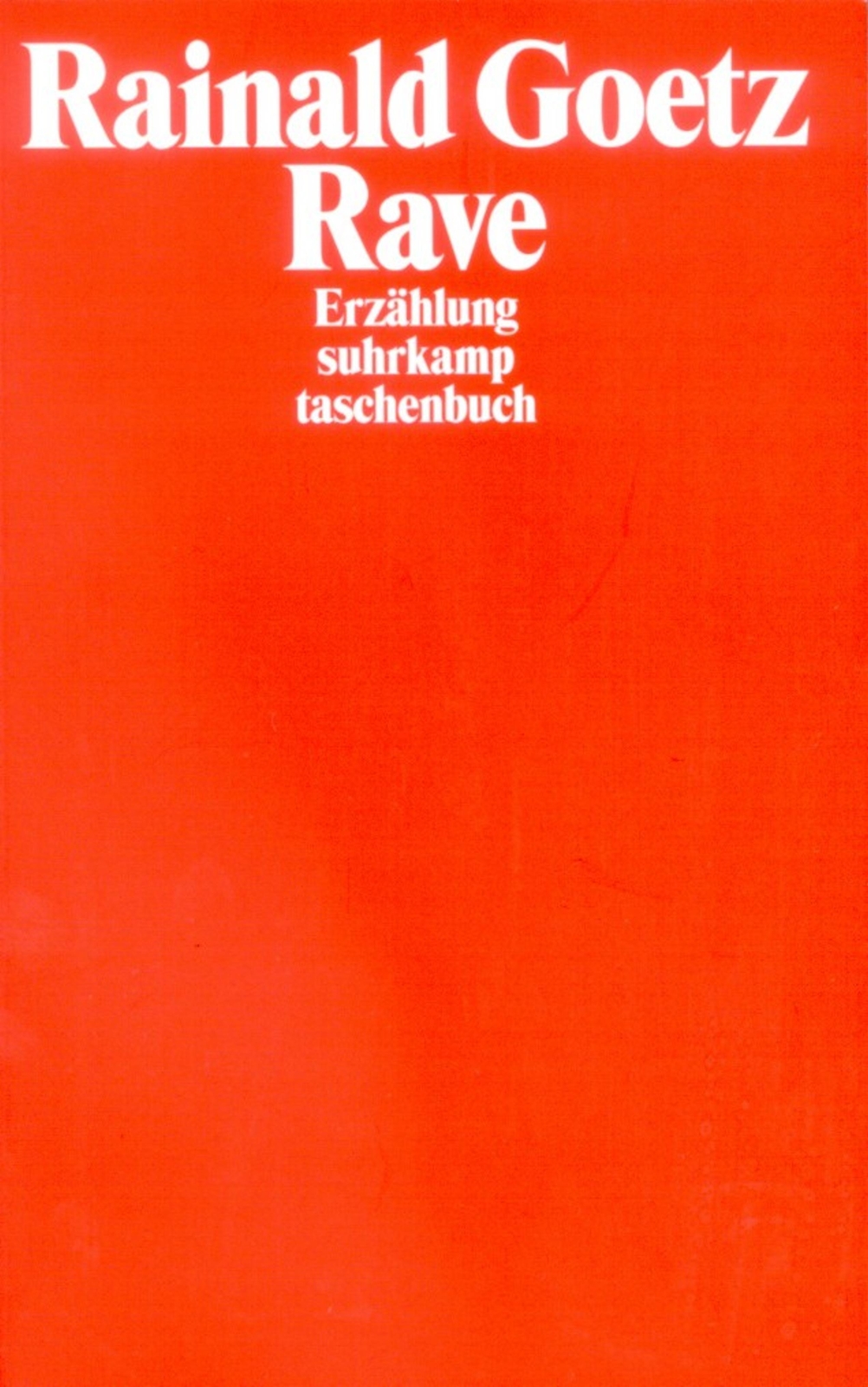 Thumbnail - Rainald Goetz | Rave | Taschenbuch | Deutsch (2001) | 271 S. | Ean