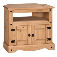 Mercers Furniture Corona Corner Tv Unit - Pine Mercers Furniture Corona Corner Tv Unit - Pine