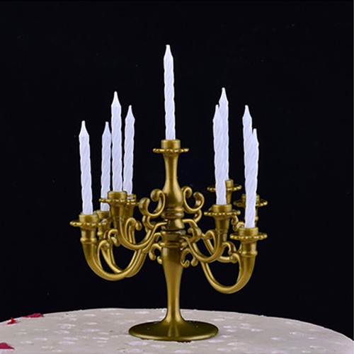 1Set Candles and Candlestick Birthday Party Cake Candle Holders Toppers Deco .xh - Picture 9 of 9