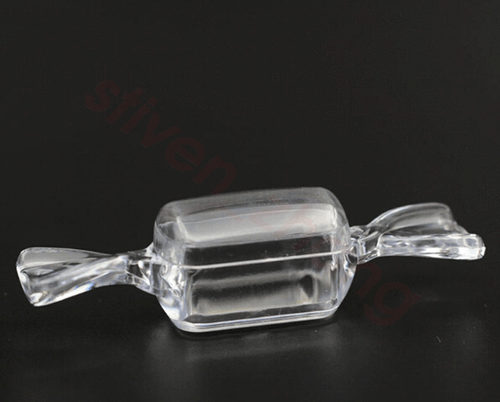 100pc 5g Clear PS candy shape empty cream jar Lip balm Pot Cosmetic Container - Picture 4 of 4