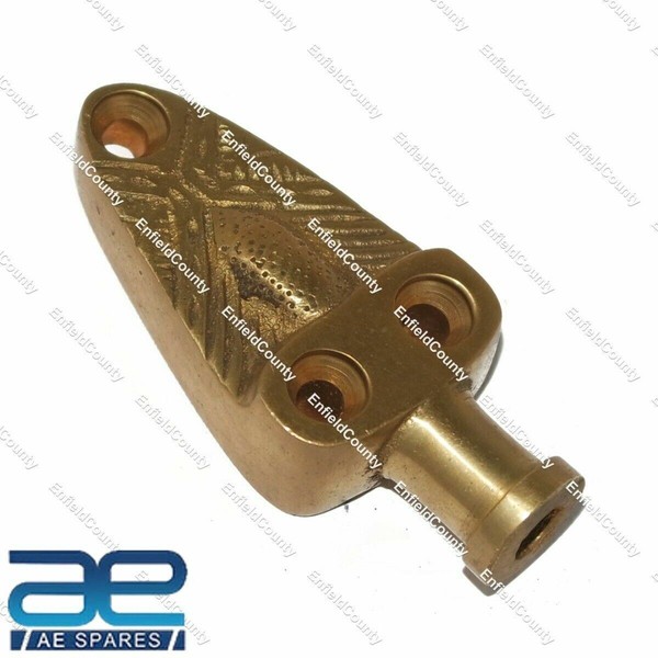 Angepasster Messing Atmungsrohrhalter FüR Royal Enfield Bullet Motorrad Ecs-image
