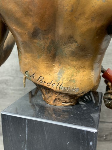 C.A. Pardell Mystic Vision Bronze, Pewter Native American Statue Limited Edition - Picture 8 of 11