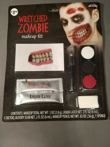 Fun World Makeup Kit NEW! Halloween Zombie - You choose which ones you want - Picture 6 of 11