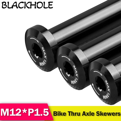 M12*Pitch 1,5mm Fahrrad Steckachse Spieße MTB Rennrad Rahmen Schnellspanner Schaft - Bild 5 von 18