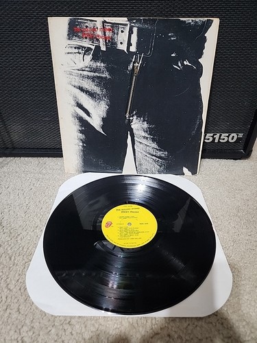 The Rolling Stones Sticky Fingers Lp Vinyl OG 1971 Press W/Zipper COC