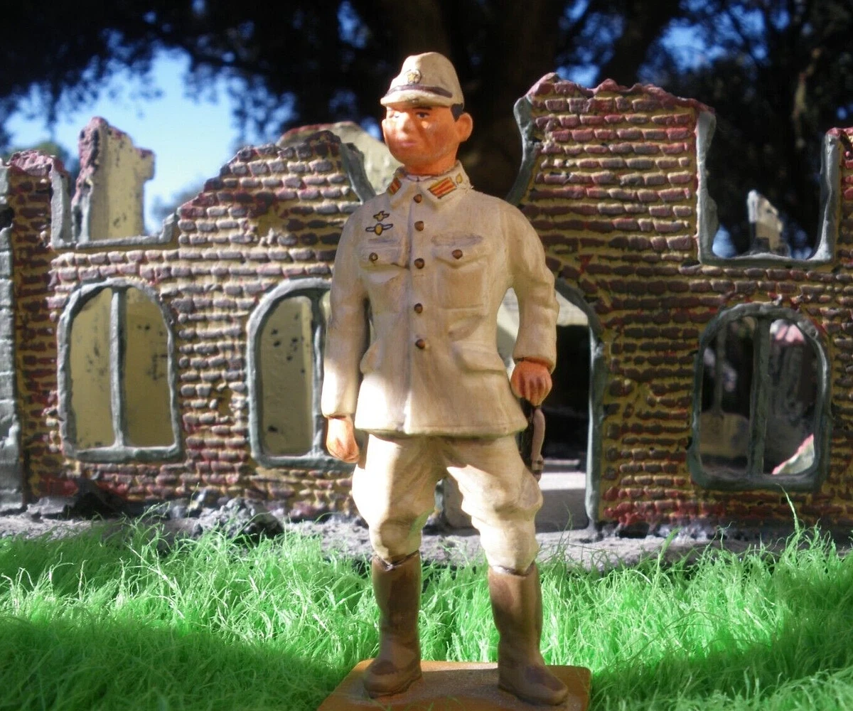 Vintage Multicolore Armée Soldat Fait-Main Câble Jouet / Modèle ,Japon