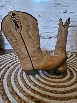Children's Blazin Roxx Girl's Western Boots Brown/Tan