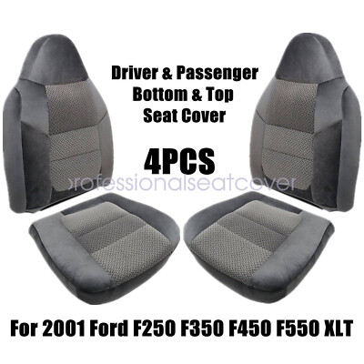 Fits 2001 Ford F250 F350 F450 XLT Both Side Bottom / Back Seat Cover