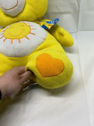 TAG! Vintage 2004 BIG 28" Funshine Care Bears Cuddle Pillow Plush Stuffed Animal - Picture 12 of 15