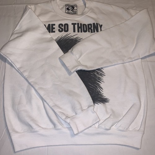 RIOT SOCIETY Porcupine ME SO THORNY hoddie Mens Size M White Plus Graphic - 第 5/9 張圖片