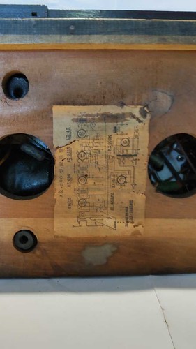 Sharp Hayakawa Electric 5-Bulb Vacuum Tube Radio AR-300 1950 Rare Vintage Retro - Picture 9 of 10